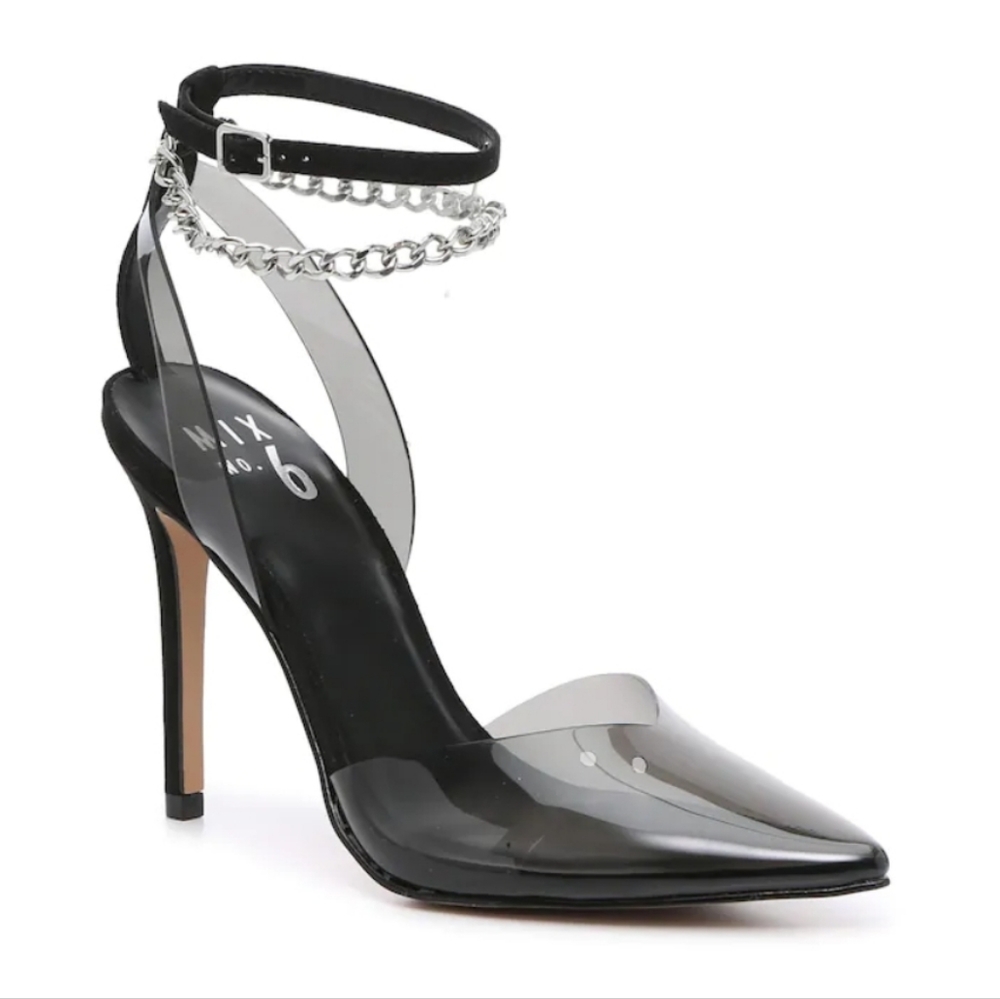 Clear No 6. Daphin Pump with Ankle Chain.